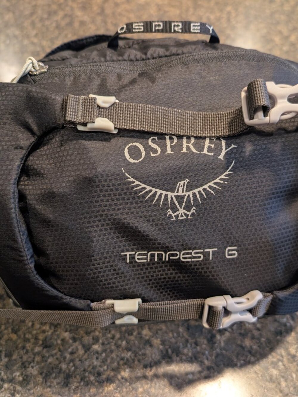 OSPREY Tempest 6 Women's 6L Hiking Lumbar Waist Pack Black Gray Hydration